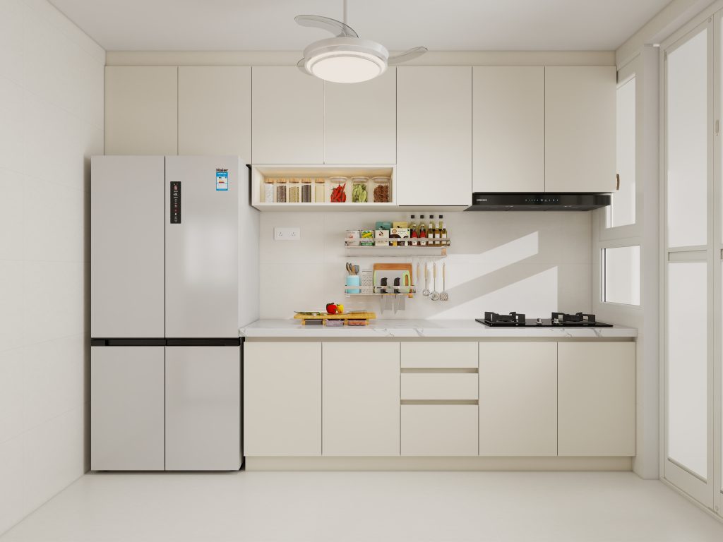 Tengah Parc Residences 4-Room  Design A (Kitchen, Master Bedroom, and Bathroom Cabinets)