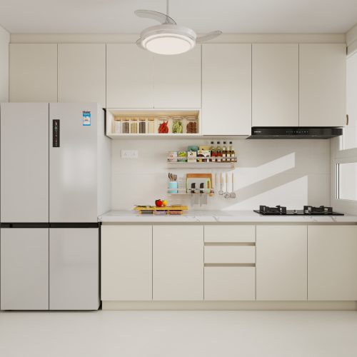Tengah Parc Residences 4-Room  Design A (Kitchen, Master Bedroom, and Bathroom Cabinets)
