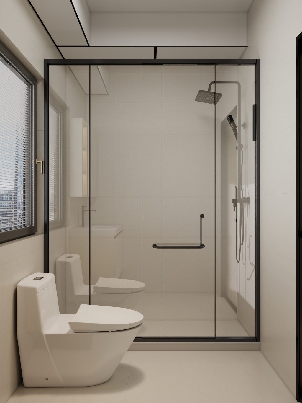 Tengah Parc Residences 4-Room  Design A (Kitchen, Master Bedroom, and Bathroom Cabinets)