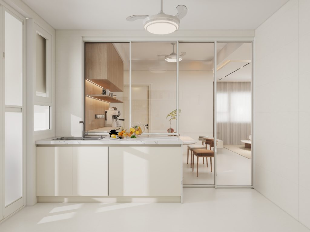 Tengah Parc Residences 4-Room  Design A (Kitchen, Master Bedroom, and Bathroom Cabinets)