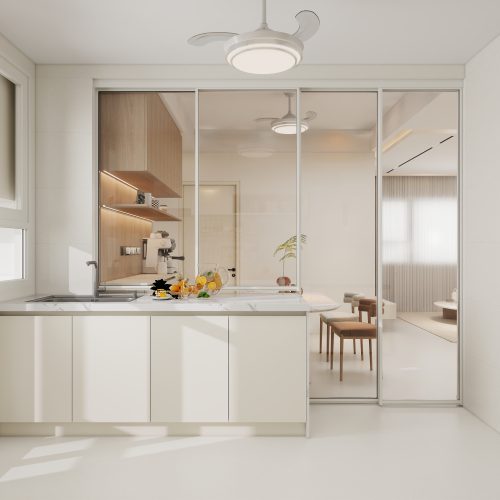 Tengah Parc Residences 4-Room  Design A (Kitchen, Master Bedroom, and Bathroom Cabinets)
