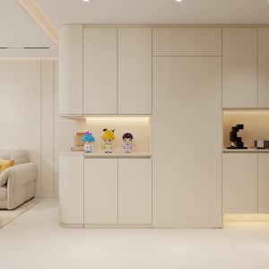 Foyer Full Height Cabinet  (11 feet)