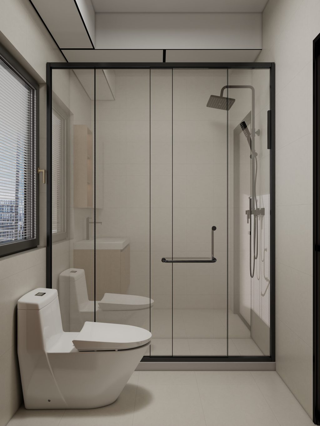 Tengah Parc Residences 4-Room  Design B (Kitchen, Master Bedroom, and Bathroom Cabinets)