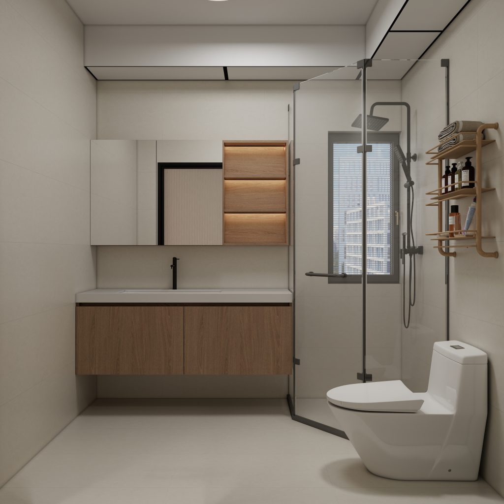 Common Bathroom Top & Bottom Cabinets (5 feet)