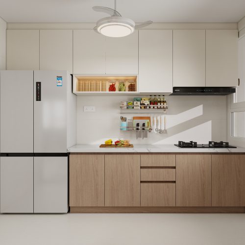 Tengah Parc Residences 4-Room  Design B (Kitchen, Master Bedroom, and Bathroom Cabinets)