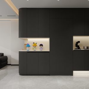 Foyer Full Height Cabinet  (11 feet)
