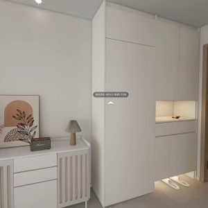 Foyer Full Height Shoes Cabinet and Bomb Shelver Door (6 feet)