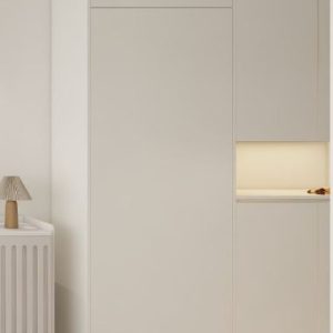 Foyer Full Height Shoes Cabinet and Bomb Shelter Door (6 feet)
