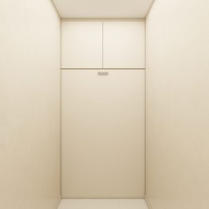 Bomb Shelter Full Height Space Saving Beds with Storage Cabinet (5 feet)