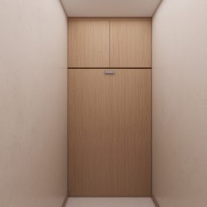 Bomb Shelter Full Height Space Saving Beds with Storage Cabinet (4 feet)