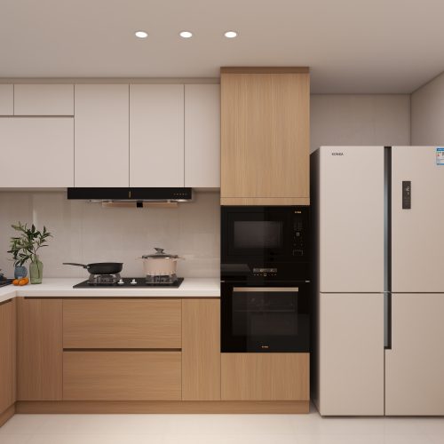 Tampines Green Jade 5-Room  Design B (Kitchen, Master Bedroom, and Bathroom Cabinets)