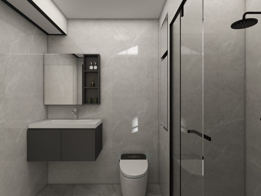 Tampines Green Jade 5-Room  Design C (Kitchen, Master Bedroom, and Bathroom Cabinets)