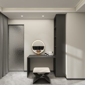 Master Bedroom Dressing table with display & storage cabinet (5.5 feet)