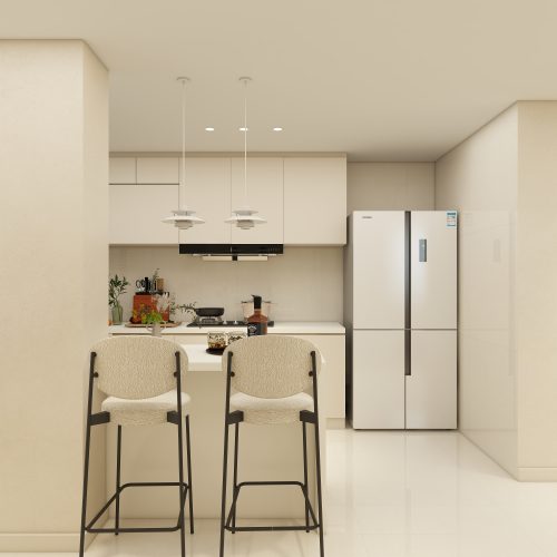Tampines Green Jade 4-Room  Design A (Kitchen, Master Bedroom, and Bathroom Cabinets)