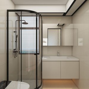 Common Bathroom Top & Bottom Cabinets (5 feet)