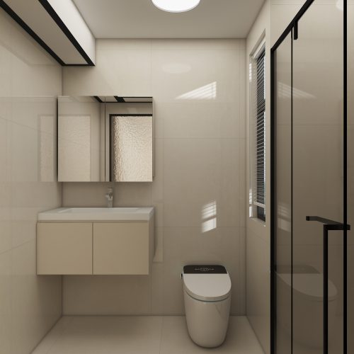 Tampines Green Jade 4-Room  Design A (Kitchen, Master Bedroom, and Bathroom Cabinets)