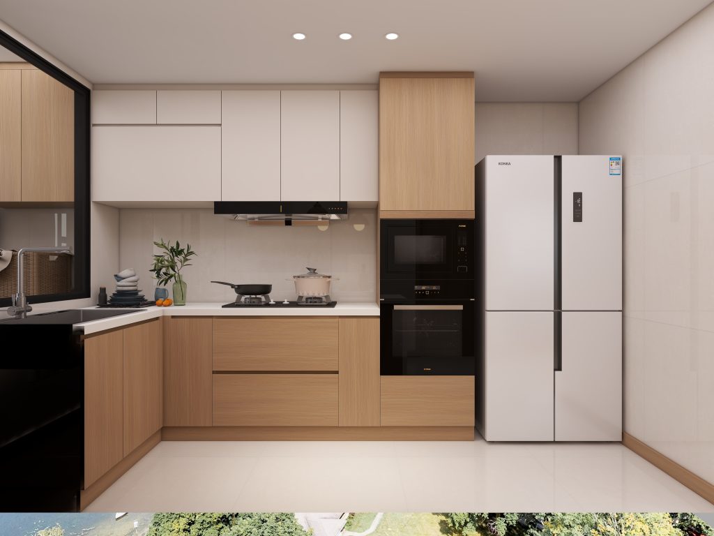 Tampines Green Jade 4-Room  Design B (Kitchen, Master Bedroom, and Bathroom Cabinets)