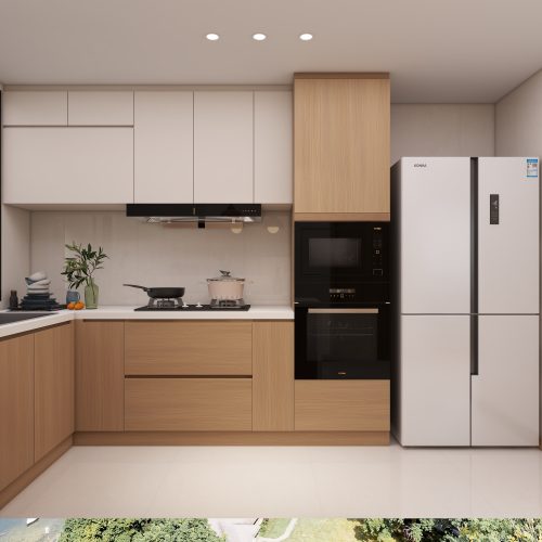 Tampines Green Jade 4-Room  Design B (Kitchen, Master Bedroom, and Bathroom Cabinets)