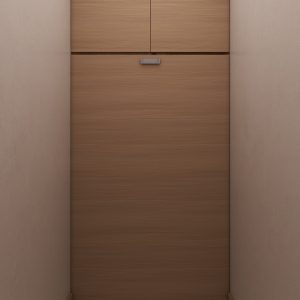 Bomb Shelter Full Height Space Saving Beds with Storage Cabinet (4 feet)