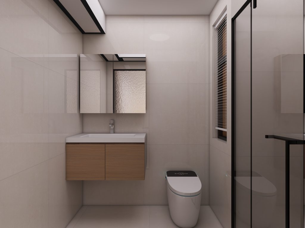 Tampines Green Jade 4-Room  Design B (Kitchen, Master Bedroom, and Bathroom Cabinets)