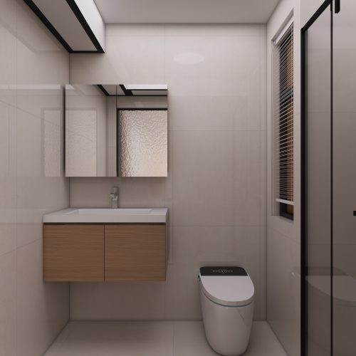 Tampines Green Jade 4-Room  Design B (Kitchen, Master Bedroom, and Bathroom Cabinets)
