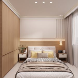Master Bedroom Bedhead with LED light