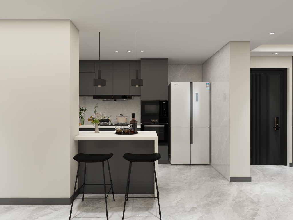 Tampines Green Jade 4-Room  Design C (Kitchen, Master Bedroom, and Bathroom Cabinets)