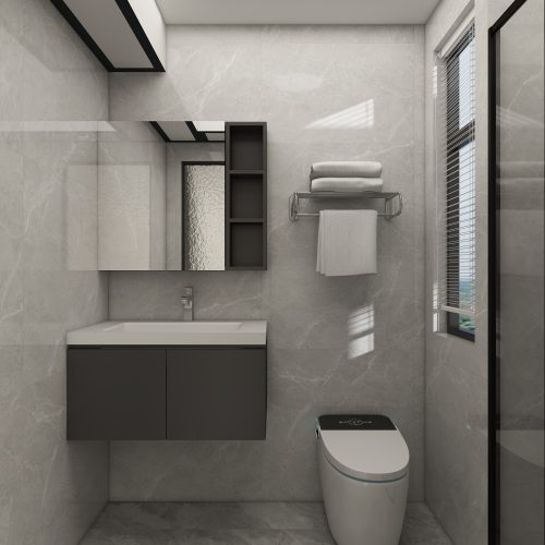 Tampines Green Jade 4-Room  Design C (Kitchen, Master Bedroom, and Bathroom Cabinets)