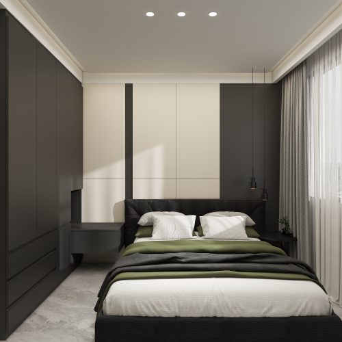 Tampines Green Jade 4-Room  Design C (Kitchen, Master Bedroom, and Bathroom Cabinets)