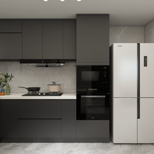 Tampines Green Jade 4-Room  Design C (Kitchen, Master Bedroom, and Bathroom Cabinets)