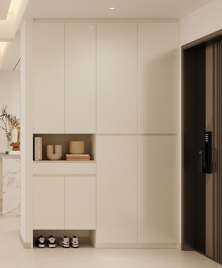 Foyer Full Height Shoes Cabinet  (5.5 feet)