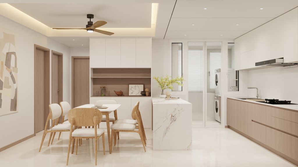 Woodlands Urban Ville 5-Room  Design B (Kitchen, Master Bedroom, and Bathroom Cabinets)