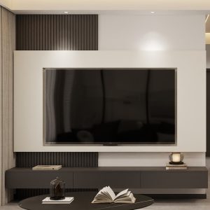 Living Suspended Tv Console & Display Cabinet (8 feet)