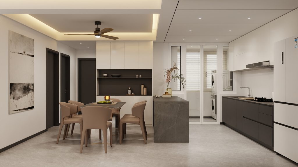 Woodlands Urban Ville 5-Room  Design C (Kitchen, Master Bedroom, and Bathroom Cabinets)