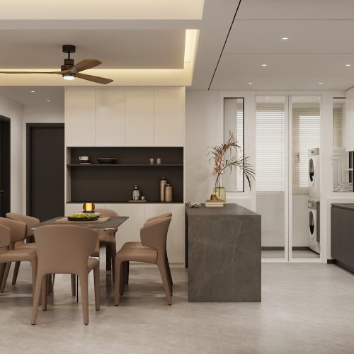 Woodlands Urban Ville 5-Room  Design C (Kitchen, Master Bedroom, and Bathroom Cabinets)