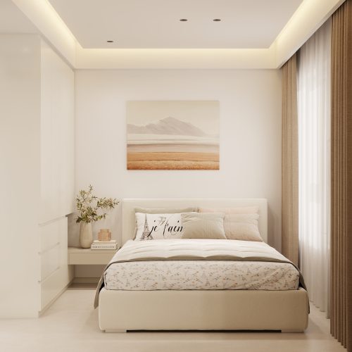Woodlands Urban Ville 2-Room  Area 1 Design A (Kitchen, Master Bedroom, and Bathroom Cabinets)