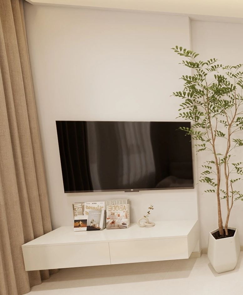 Living Suspended Tv Console (4.5 feet)