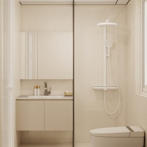 Woodlands Urban Ville 2-Room  Area 1 Design A (Kitchen, Master Bedroom, and Bathroom Cabinets)