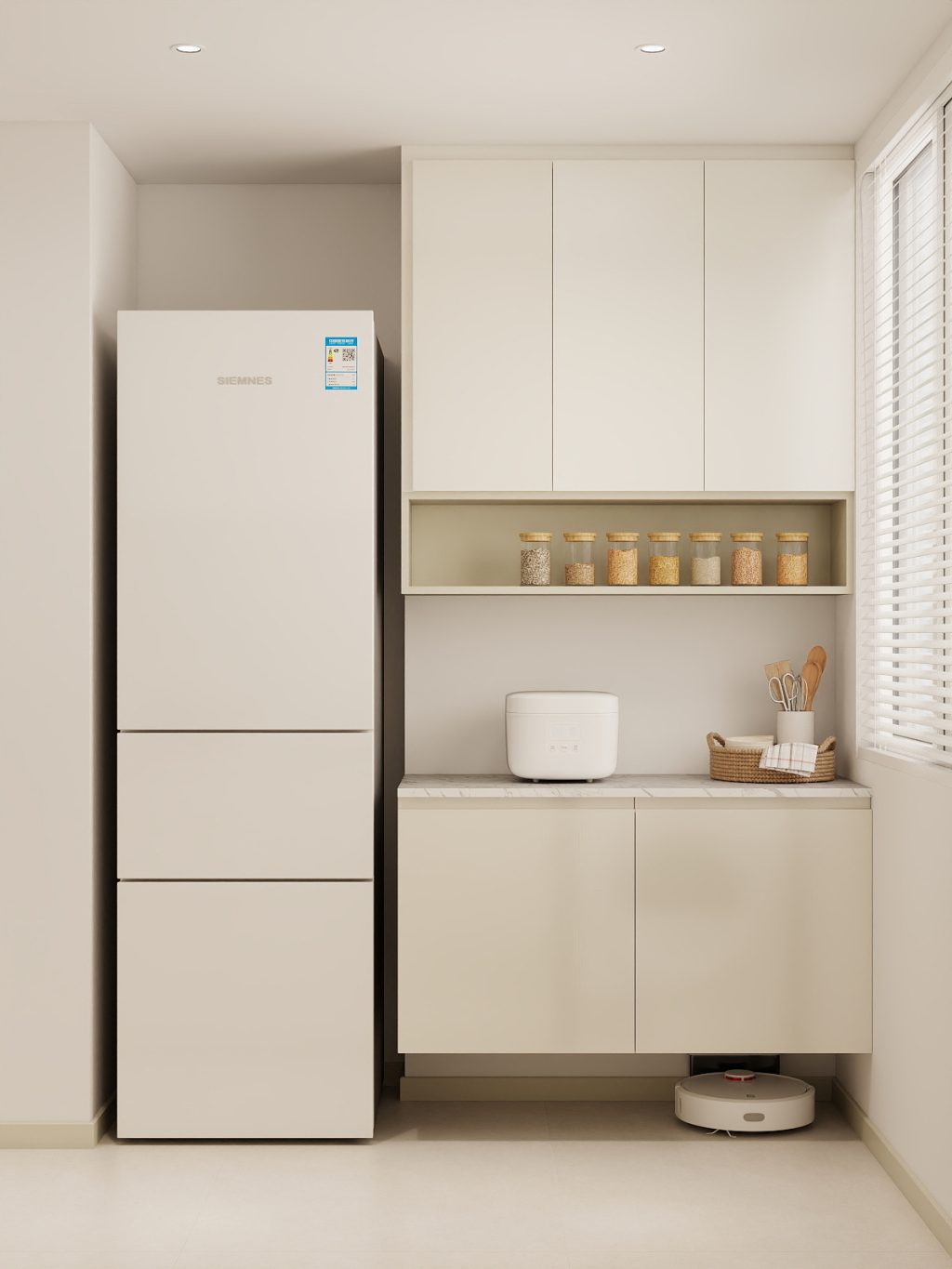 Woodlands Urban Ville 2-Room  Area 1 Design A (Kitchen, Master Bedroom, and Bathroom Cabinets)