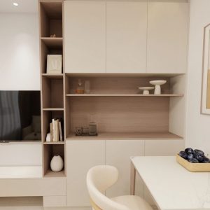 Dining Full Height Storage & Display cabinet  (5.5 feet)