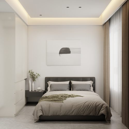 Woodlands Urban Ville 2-Room  Area 1 Design C (Kitchen, Master Bedroom, and Bathroom Cabinets)