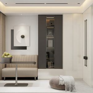 Living Suspended Tv Console & Display cabinet (4.5 feet)
