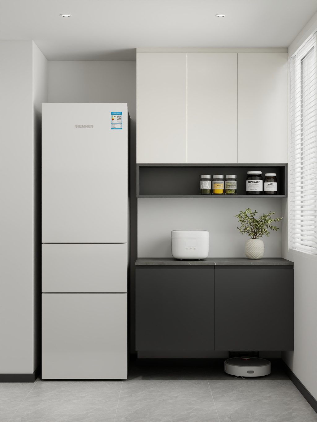 Woodlands Urban Ville 2-Room  Area 1 Design C (Kitchen, Master Bedroom, and Bathroom Cabinets)