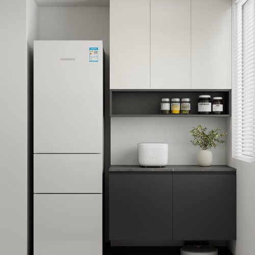 Woodlands Urban Ville 2-Room  Area 1 Design C (Kitchen, Master Bedroom, and Bathroom Cabinets)
