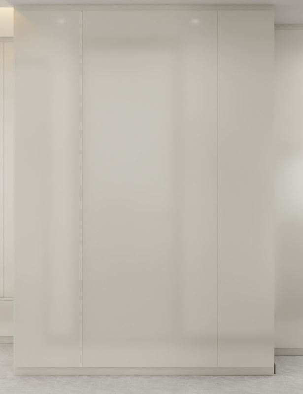 Feature wall tic-tac door in laminated finishing