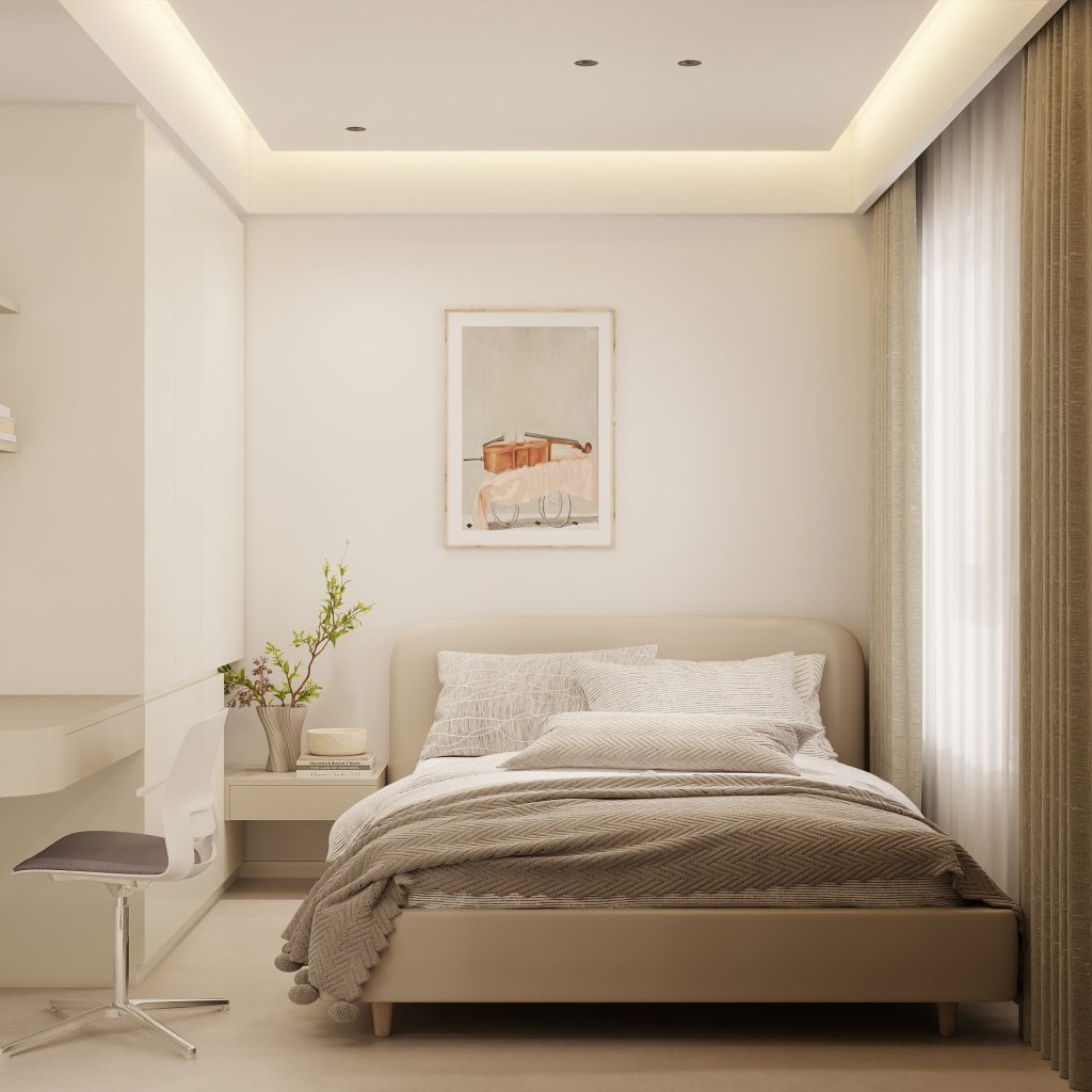 Woodlands Urban Ville 2-Room  Area 2 Design A (Kitchen, Master Bedroom, and Bathroom Cabinets)
