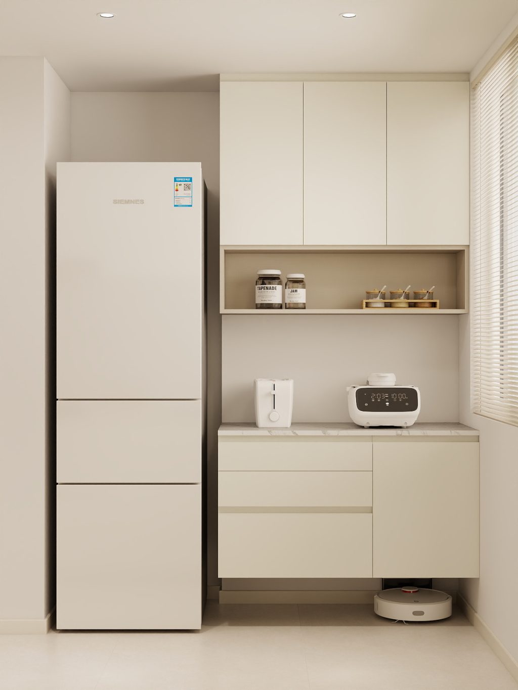 Woodlands Urban Ville 2-Room  Area 2 Design A (Kitchen, Master Bedroom, and Bathroom Cabinets)