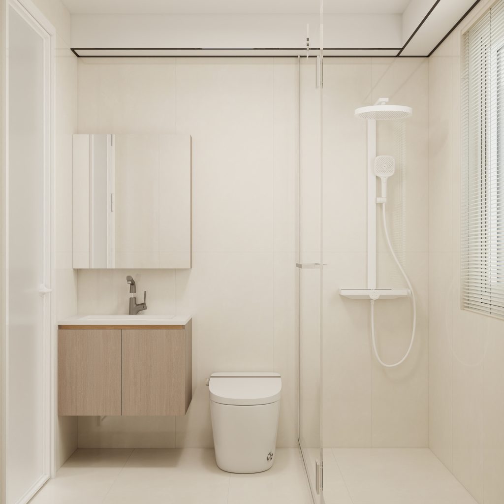 Woodlands Urban Ville 2-Room  Area 2 Design B (Kitchen, Master Bedroom, and Bathroom Cabinets)