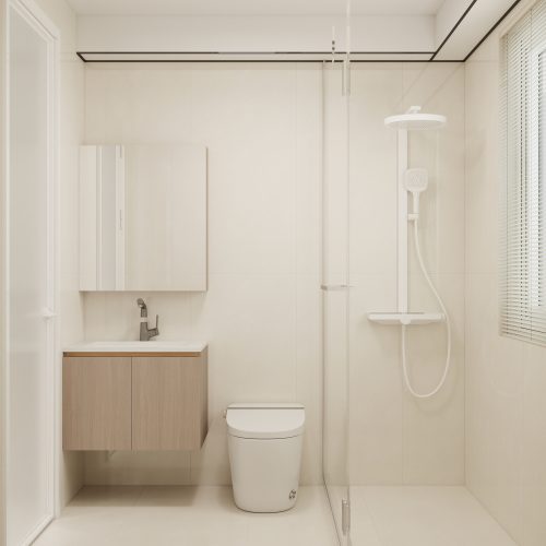 Woodlands Urban Ville 2-Room  Area 2 Design B (Kitchen, Master Bedroom, and Bathroom Cabinets)