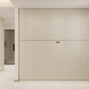 Dining  Full Height Space Saving Beds with Storage Cabinet (7 feet)